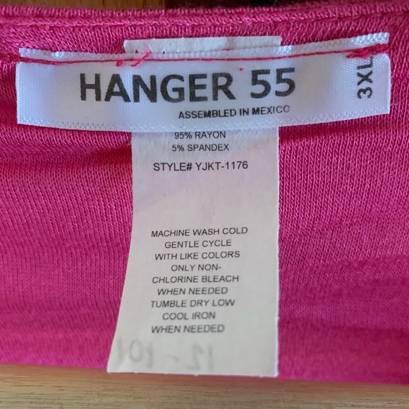 Lightweight Open front Cardigan Hanger 55 size 3XL - Picture 8 of 8